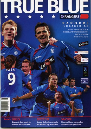 Rangers (Glasgow) FC v Grazer AK